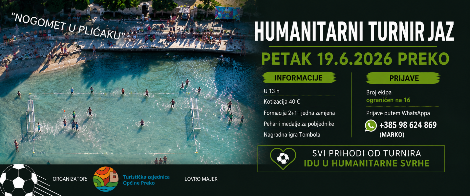 Das humanitäre Turnier Jaz – Fußball im Meer